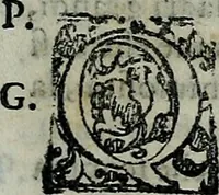 An illustration from Ragionamenti del sig. cavaliere Giorgio Vasari, pittore et architetto aretino, sopra le inuentioni da lui dipinte in Firenze nel palazzo di Loro Altezze serenissime. Con lo illustriss. & eccellentiss. signor don Francesco Medici, allora principe de Firenze. Insieme con la inuentione della pittura da lui cominciata nella cvpola. Con due tauole, vna delle cose piu notabili, & l'altra delli huomini illustri, che sono ritratti e nominati in quest' opera (1588)
