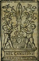 Picture 16 of 16 from Ragionamenti del sig. cavaliere Giorgio Vasari, pittore et architetto aretino, sopra le inuentioni da lui dipinte in Firenze nel palazzo di Loro Altezze serenissime. Con lo illustriss. & eccellentiss. signor don Francesco Medici, allora principe de Firenze. Insieme con la inuentione della pittura da lui cominciata nella cvpola. Con due tauole, vna delle cose piu notabili, & l'altra delli huomini illustri, che sono ritratti e nominati in quest' opera (1588), leaf 217