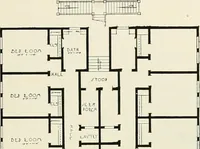 Picture 6 of 103 from De luxe flats : a book on flats and duplex homes ; showing the latest advance designs of this particular type of architecture, published to meet the requirements of all those who desire to study the flat or duplex home in its latest development. (1920), leaf 10