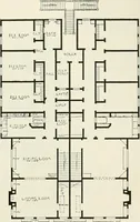 Picture 8 of 103 from De luxe flats : a book on flats and duplex homes ; showing the latest advance designs of this particular type of architecture, published to meet the requirements of all those who desire to study the flat or duplex home in its latest development. (1920), leaf 10