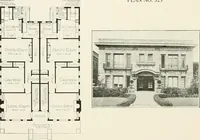 Picture 29 of 103 from De luxe flats : a book on flats and duplex homes ; showing the latest advance designs of this particular type of architecture, published to meet the requirements of all those who desire to study the flat or duplex home in its latest development. (1920), leaf 23