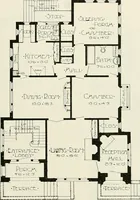 Picture 31 of 103 from De luxe flats : a book on flats and duplex homes ; showing the latest advance designs of this particular type of architecture, published to meet the requirements of all those who desire to study the flat or duplex home in its latest development. (1920), leaf 24