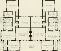 Picture 44 of 103 from De luxe flats : a book on flats and duplex homes ; showing the latest advance designs of this particular type of architecture, published to meet the requirements of all those who desire to study the flat or duplex home in its latest development. (1920), leaf 32