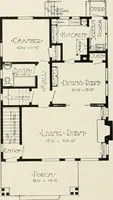 Picture 47 of 103 from De luxe flats : a book on flats and duplex homes ; showing the latest advance designs of this particular type of architecture, published to meet the requirements of all those who desire to study the flat or duplex home in its latest development. (1920), leaf 33