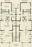 Picture 55 of 103 from De luxe flats : a book on flats and duplex homes ; showing the latest advance designs of this particular type of architecture, published to meet the requirements of all those who desire to study the flat or duplex home in its latest development. (1920), leaf 37