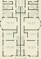 Picture 68 of 103 from De luxe flats : a book on flats and duplex homes ; showing the latest advance designs of this particular type of architecture, published to meet the requirements of all those who desire to study the flat or duplex home in its latest development. (1920), leaf 44
