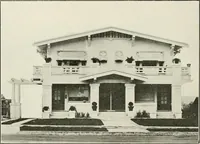 Picture 72 of 103 from De luxe flats : a book on flats and duplex homes ; showing the latest advance designs of this particular type of architecture, published to meet the requirements of all those who desire to study the flat or duplex home in its latest development. (1920), leaf 47