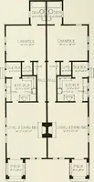 Picture 80 of 103 from De luxe flats : a book on flats and duplex homes ; showing the latest advance designs of this particular type of architecture, published to meet the requirements of all those who desire to study the flat or duplex home in its latest development. (1920), leaf 50