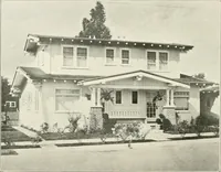 Picture 81 of 103 from De luxe flats : a book on flats and duplex homes ; showing the latest advance designs of this particular type of architecture, published to meet the requirements of all those who desire to study the flat or duplex home in its latest development. (1920), leaf 51