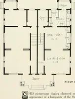 Picture 82 of 103 from De luxe flats : a book on flats and duplex homes ; showing the latest advance designs of this particular type of architecture, published to meet the requirements of all those who desire to study the flat or duplex home in its latest development. (1920), leaf 52
