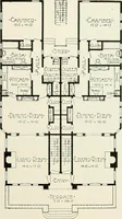 Picture 92 of 103 from De luxe flats : a book on flats and duplex homes ; showing the latest advance designs of this particular type of architecture, published to meet the requirements of all those who desire to study the flat or duplex home in its latest development. (1920), leaf 58
