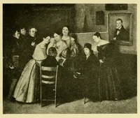 An illustration from De luxe illustrated catalogue of early American portraits : collected by Mr. Thomas B. Clarke. To be sold at unrestricted public sale by direction the owner ... on the evening of Jan. 7th, 1919. The sale will be conducted by Mr. Thomas E. Kirby of the American Art Association (1919)