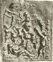 An illustration from De luxe illustrated catalogue of the treasures and antiquities illustrating the golden age of Italian art, belonging to the famous expert and antiquarian, Signor Stefano Bardini, of Florence, Italy; (1918)