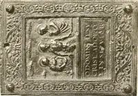 An illustration from De luxe illustrated catalogue of the treasures and antiquities illustrating the golden age of Italian art, belonging to the famous expert and antiquarian, Signor Stefano Bardini, of Florence, Italy; (1918)