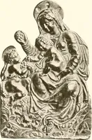 An illustration from De luxe illustrated catalogue of the treasures and antiquities illustrating the golden age of Italian art, belonging to the famous expert and antiquarian, Signor Stefano Bardini, of Florence, Italy; (1918)