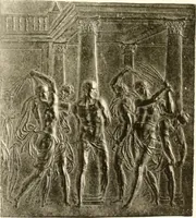 An illustration from De luxe illustrated catalogue of the treasures and antiquities illustrating the golden age of Italian art, belonging to the famous expert and antiquarian, Signor Stefano Bardini, of Florence, Italy; (1918)