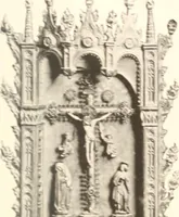 An illustration from De luxe illustrated catalogue of the treasures and antiquities illustrating the golden age of Italian art, belonging to the famous expert and antiquarian, Signor Stefano Bardini, of Florence, Italy; (1918)