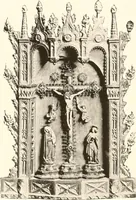 An illustration from De luxe illustrated catalogue of the treasures and antiquities illustrating the golden age of Italian art, belonging to the famous expert and antiquarian, Signor Stefano Bardini, of Florence, Italy; (1918)