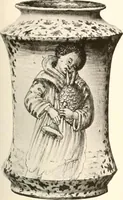 An illustration from De luxe illustrated catalogue of the treasures and antiquities illustrating the golden age of Italian art, belonging to the famous expert and antiquarian, Signor Stefano Bardini, of Florence, Italy; (1918)