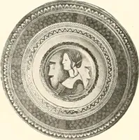 An illustration from De luxe illustrated catalogue of the treasures and antiquities illustrating the golden age of Italian art, belonging to the famous expert and antiquarian, Signor Stefano Bardini, of Florence, Italy; (1918)