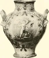 An illustration from De luxe illustrated catalogue of the treasures and antiquities illustrating the golden age of Italian art, belonging to the famous expert and antiquarian, Signor Stefano Bardini, of Florence, Italy; (1918)
