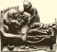 An illustration from De luxe illustrated catalogue of the treasures and antiquities illustrating the golden age of Italian art, belonging to the famous expert and antiquarian, Signor Stefano Bardini, of Florence, Italy; (1918)