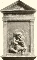 An illustration from De luxe illustrated catalogue of the treasures and antiquities illustrating the golden age of Italian art, belonging to the famous expert and antiquarian, Signor Stefano Bardini, of Florence, Italy; (1918)