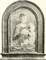 An illustration from De luxe illustrated catalogue of the treasures and antiquities illustrating the golden age of Italian art, belonging to the famous expert and antiquarian, Signor Stefano Bardini, of Florence, Italy; (1918)