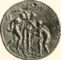 An illustration from De luxe illustrated catalogue of the treasures and antiquities illustrating the golden age of Italian art, belonging to the famous expert and antiquarian, Signor Stefano Bardini, of Florence, Italy; (1918)