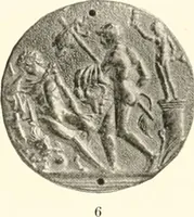 An illustration from De luxe illustrated catalogue of the treasures and antiquities illustrating the golden age of Italian art, belonging to the famous expert and antiquarian, Signor Stefano Bardini, of Florence, Italy; (1918)