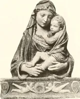An illustration from De luxe illustrated catalogue of the treasures and antiquities illustrating the golden age of Italian art, belonging to the famous expert and antiquarian, Signor Stefano Bardini, of Florence, Italy; (1918)