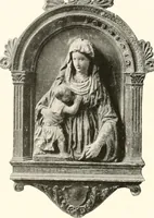 An illustration from De luxe illustrated catalogue of the treasures and antiquities illustrating the golden age of Italian art, belonging to the famous expert and antiquarian, Signor Stefano Bardini, of Florence, Italy; (1918)