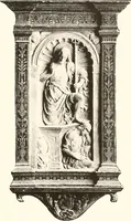 An illustration from De luxe illustrated catalogue of the treasures and antiquities illustrating the golden age of Italian art, belonging to the famous expert and antiquarian, Signor Stefano Bardini, of Florence, Italy; (1918)