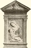 An illustration from De luxe illustrated catalogue of the treasures and antiquities illustrating the golden age of Italian art, belonging to the famous expert and antiquarian, Signor Stefano Bardini, of Florence, Italy; (1918)