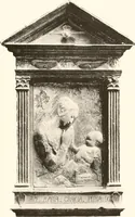 An illustration from De luxe illustrated catalogue of the treasures and antiquities illustrating the golden age of Italian art, belonging to the famous expert and antiquarian, Signor Stefano Bardini, of Florence, Italy; (1918)