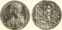 An illustration from De luxe illustrated catalogue of the treasures and antiquities illustrating the golden age of Italian art, belonging to the famous expert and antiquarian, Signor Stefano Bardini, of Florence, Italy; (1918)