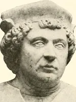 An illustration from De luxe illustrated catalogue of the treasures and antiquities illustrating the golden age of Italian art, belonging to the famous expert and antiquarian, Signor Stefano Bardini, of Florence, Italy; (1918)