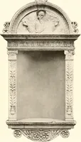 An illustration from De luxe illustrated catalogue of the treasures and antiquities illustrating the golden age of Italian art, belonging to the famous expert and antiquarian, Signor Stefano Bardini, of Florence, Italy; (1918)