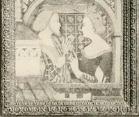 An illustration from De luxe illustrated catalogue of the treasures and antiquities illustrating the golden age of Italian art, belonging to the famous expert and antiquarian, Signor Stefano Bardini, of Florence, Italy; (1918)