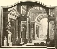 An illustration from De luxe illustrated catalogue of the treasures and antiquities illustrating the golden age of Italian art, belonging to the famous expert and antiquarian, Signor Stefano Bardini, of Florence, Italy; (1918)