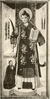 An illustration from De luxe illustrated catalogue of the treasures and antiquities illustrating the golden age of Italian art, belonging to the famous expert and antiquarian, Signor Stefano Bardini, of Florence, Italy; (1918)