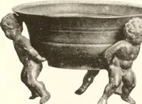An illustration from De luxe illustrated catalogue of the treasures and antiquities illustrating the golden age of Italian art, belonging to the famous expert and antiquarian, Signor Stefano Bardini, of Florence, Italy; (1918)