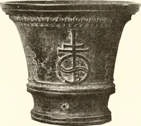 An illustration from De luxe illustrated catalogue of the treasures and antiquities illustrating the golden age of Italian art, belonging to the famous expert and antiquarian, Signor Stefano Bardini, of Florence, Italy; (1918)
