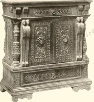 An illustration from De luxe illustrated catalogue of the treasures and antiquities illustrating the golden age of Italian art, belonging to the famous expert and antiquarian, Signor Stefano Bardini, of Florence, Italy; (1918)