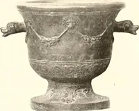 An illustration from De luxe illustrated catalogue of the treasures and antiquities illustrating the golden age of Italian art, belonging to the famous expert and antiquarian, Signor Stefano Bardini, of Florence, Italy; (1918)