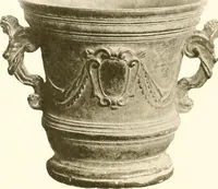 An illustration from De luxe illustrated catalogue of the treasures and antiquities illustrating the golden age of Italian art, belonging to the famous expert and antiquarian, Signor Stefano Bardini, of Florence, Italy; (1918)