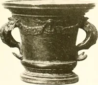 An illustration from De luxe illustrated catalogue of the treasures and antiquities illustrating the golden age of Italian art, belonging to the famous expert and antiquarian, Signor Stefano Bardini, of Florence, Italy; (1918)