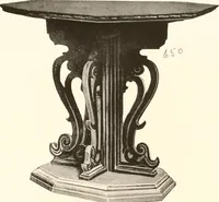 An illustration from De luxe illustrated catalogue of the treasures and antiquities illustrating the golden age of Italian art, belonging to the famous expert and antiquarian, Signor Stefano Bardini, of Florence, Italy; (1918)