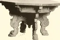 An illustration from De luxe illustrated catalogue of the treasures and antiquities illustrating the golden age of Italian art, belonging to the famous expert and antiquarian, Signor Stefano Bardini, of Florence, Italy; (1918)