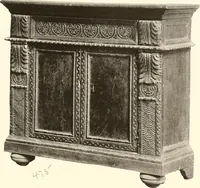 An illustration from De luxe illustrated catalogue of the treasures and antiquities illustrating the golden age of Italian art, belonging to the famous expert and antiquarian, Signor Stefano Bardini, of Florence, Italy; (1918)